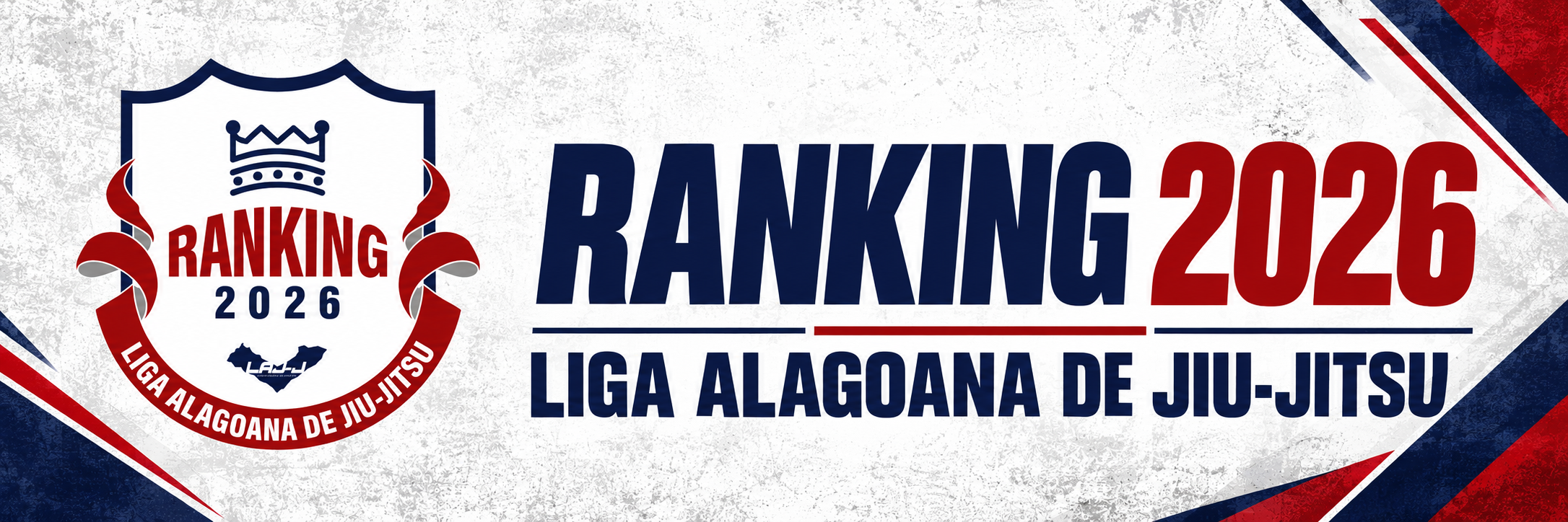 Capa do RANKING DA LIGA ALAGOANA DE JIU JITSU 2026